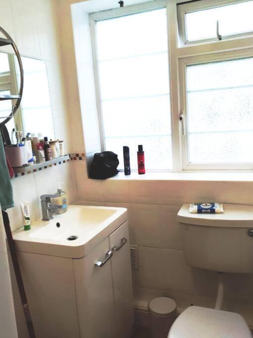 2 Bed Flat Near Station With Parking&Comgarden Apartment ซัตทอน ภายนอก รูปภาพ